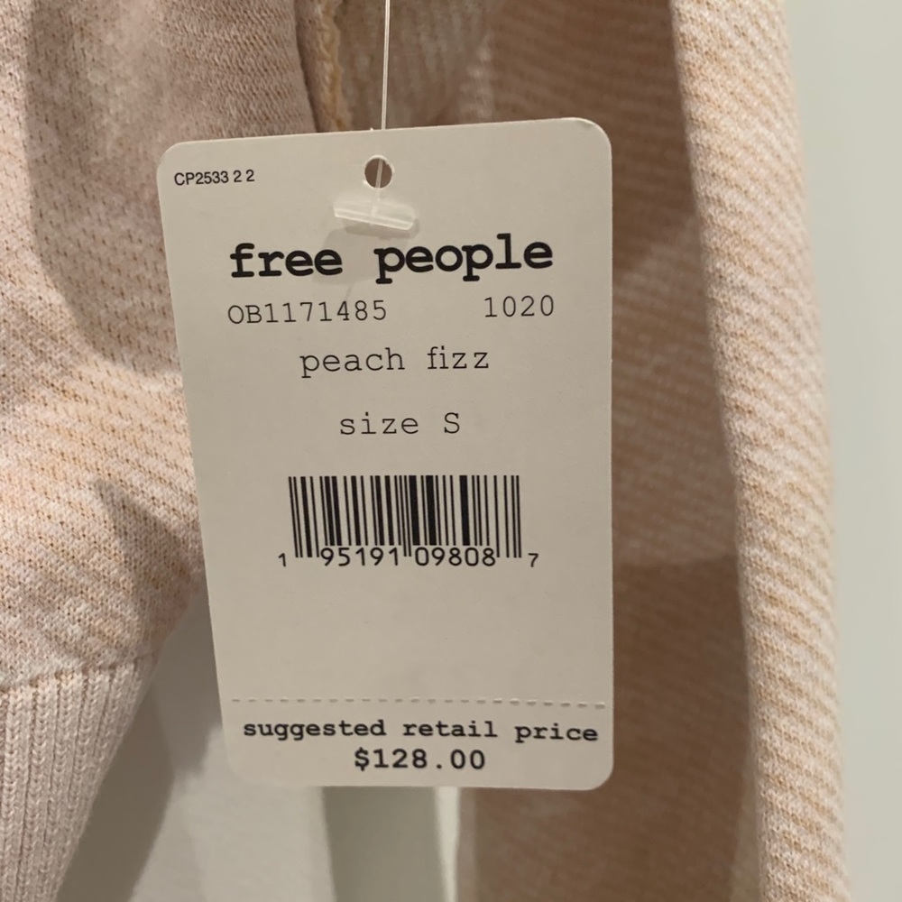 Free People Ricky Slouch in Peach Fizz - Picture 5 of 7